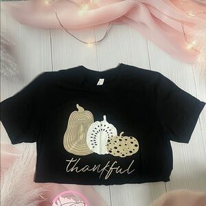 Bella Canvas Black Thankful women’s tee